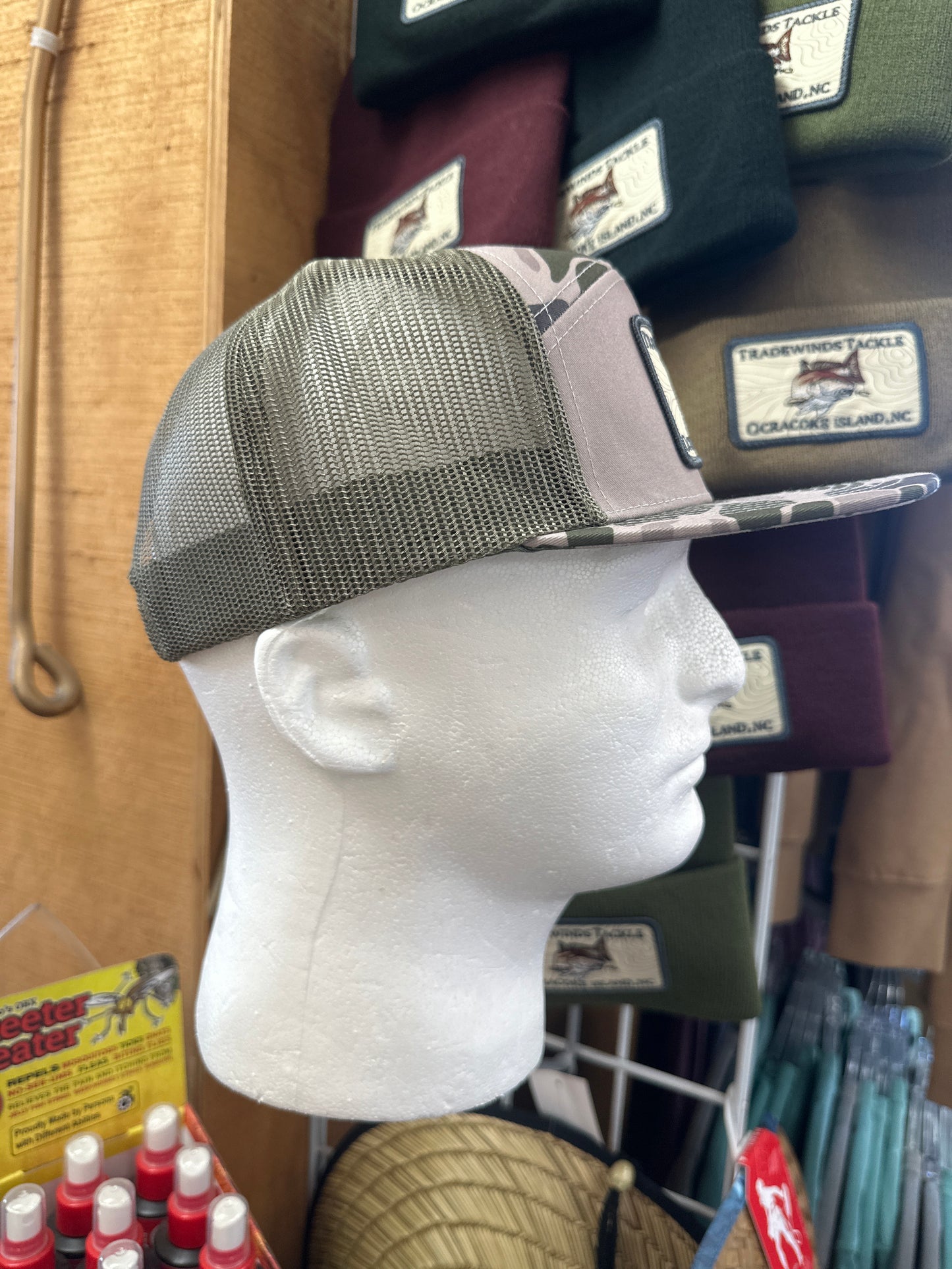 Marsh Camo Flat Bill Snap Back