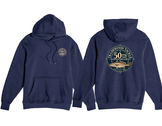 PREORDER 50th Anniversary Hoodie, Navy - Ships 5/1