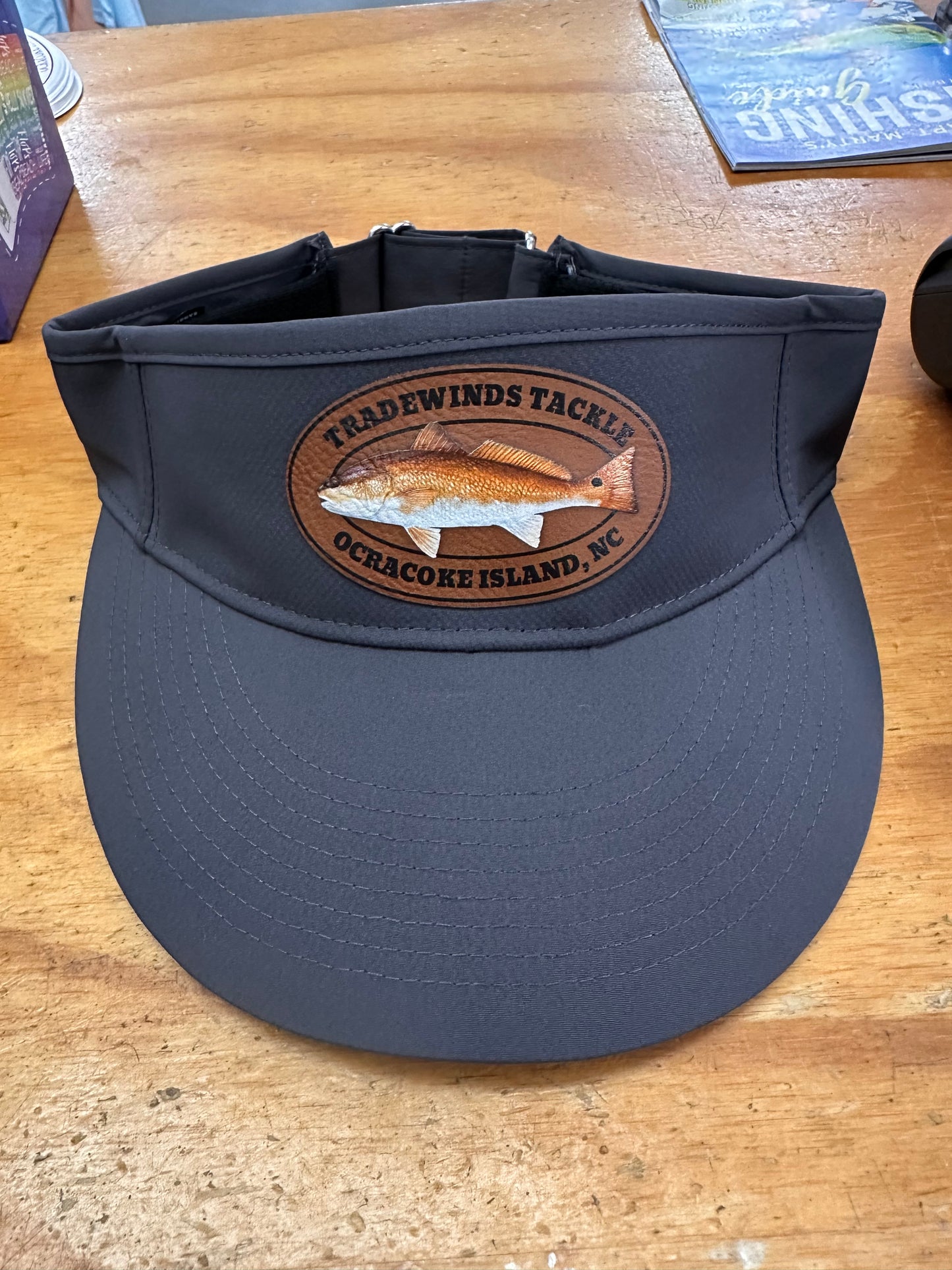Tradewinds Tackle Leather Patch Performance Visor