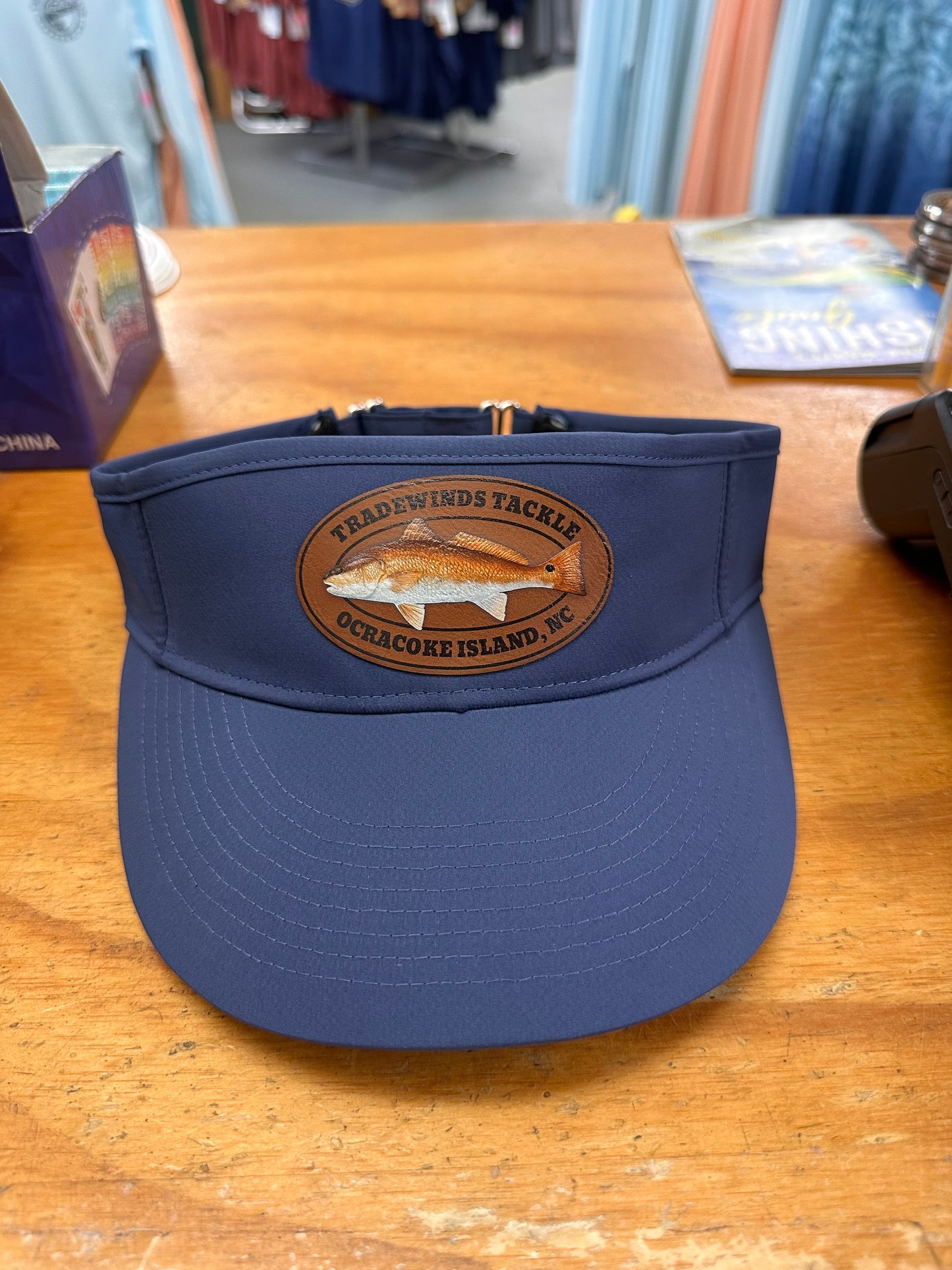 Tradewinds Tackle Leather Patch Performance Visor